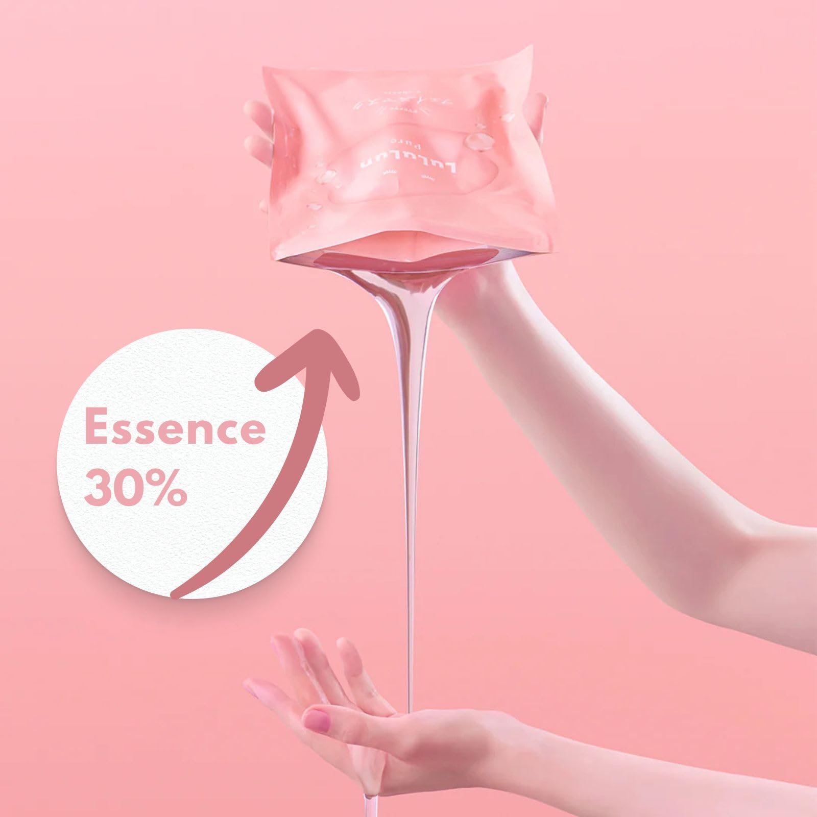 Тканинна маска для обличчя Lululun Pure Every's - Живильна зволожуюча (7 шт.), фото №6