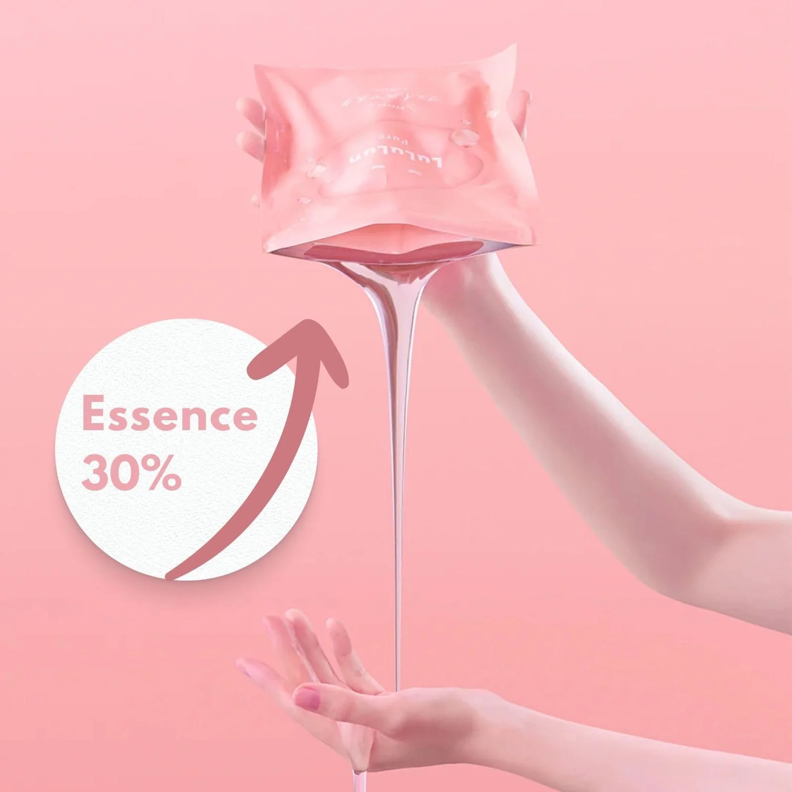 Тканевая маска для лица Lululun Pure Every's - Питательная увлажняющая маска для женщин с экстрактом какао - Для всех типов кожи - Японский уход за кожей для ежедневного использования (7 шт.), фото №6