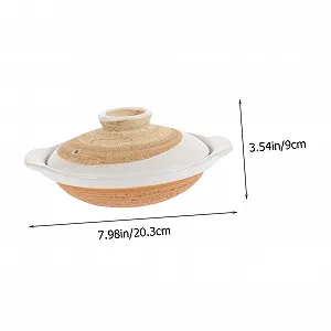 Каструля INOOMP керамічна з кришкою 18 см антипригарна термостійка synthetic.ua - Фото 1