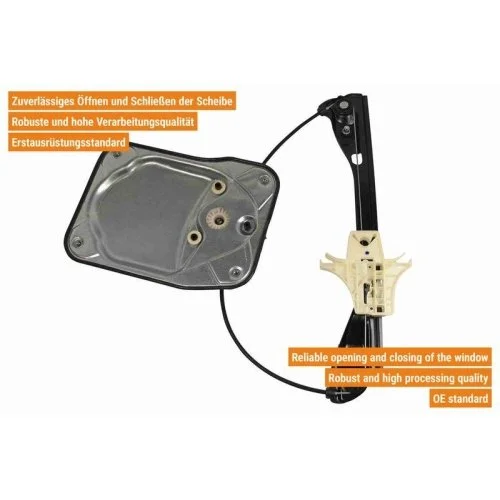 Склопідйомник VAICO V10-6293 Original VAICO Quality для SEAT SKODA VAG, фото №2