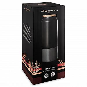 Ємності для зберігання Cole & Mason Hinxton H822139 керамічні з дерев'яною кришкою 292 мм x 110 мм Black/Grey/Brown synthetic.ua - Фото 1