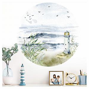 Наклейка на стіну Grandora DL581 Sea Beach Самоклеюча - Фото 1