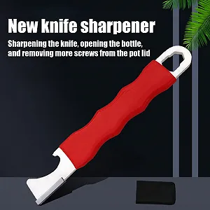 Точило для садових інструментів багатофункціональна з відкривачкою та викруткою легована сталь synthetic.ua - Фото 1