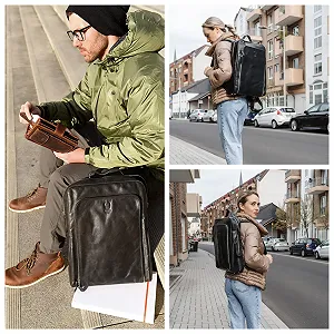 Рюкзак Corno d´Oro XL Кожаный 17 дюймов Винтажный Коричневый цена на synthetic.ua - Фото 1 Рюкзак Corno d´Oro XL Кожаный 17 дюймов Винтажный Коричневый synthetic.ua - Фото 1