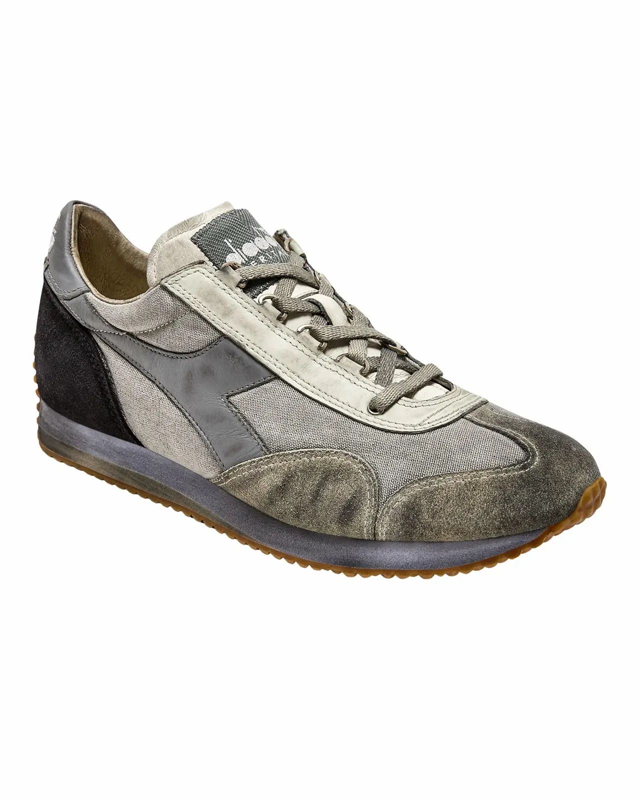 Кроссовки Diadora Heritage Equipe Dirty SW Evo Мужские Белые Холщовые, фото №2 Кроссовки Diadora Heritage Equipe Dirty SW Evo Мужские Белые Холщовые, фото №2