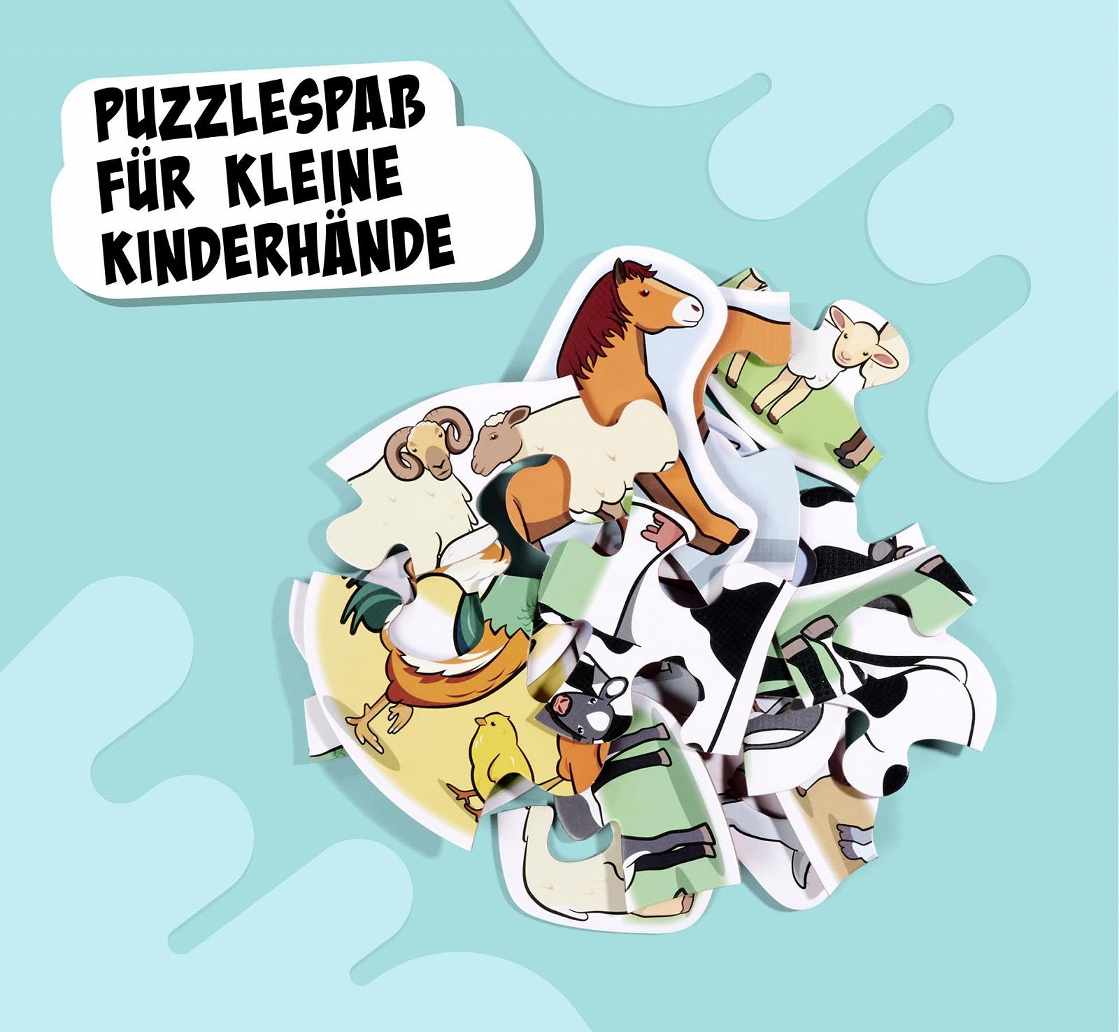 Пазл Noris First Puzzles Farm Animals 606012166-6 6 мотивів 2-5 елементів, фото №3