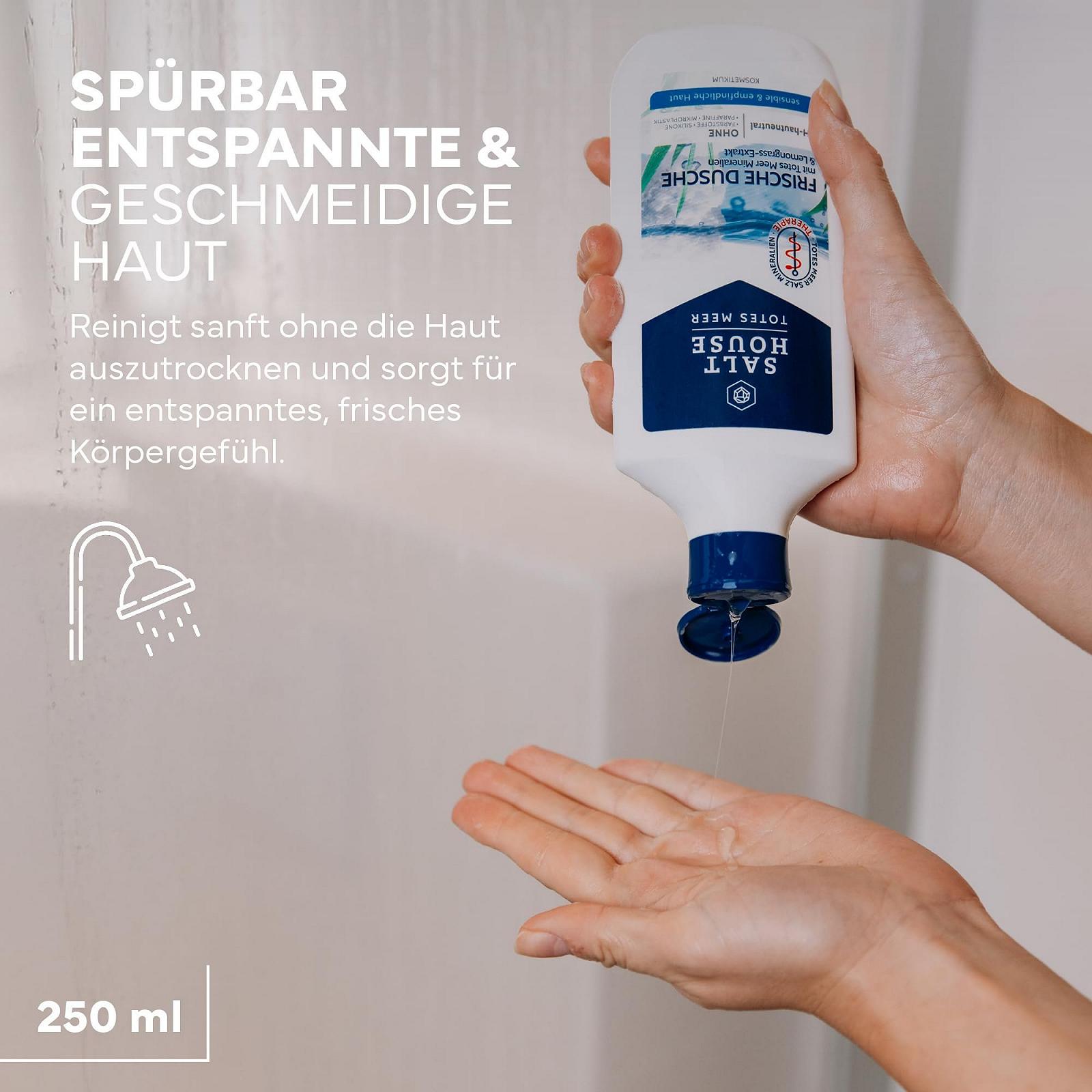 Гель для душа Salthouse Dead Sea Therapy Fresh Лемонграсс 250 мл, фото №5