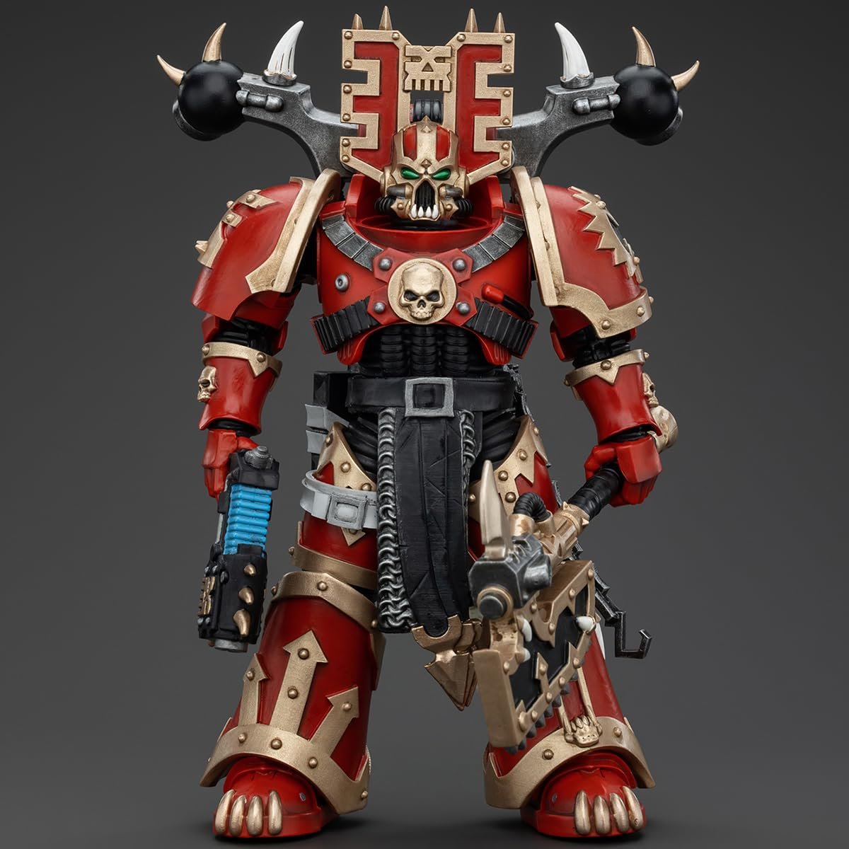 Фигурка JOYTOY Warhammer 40K World Eaters Khorne Berzerker 4 1/18, фото №5