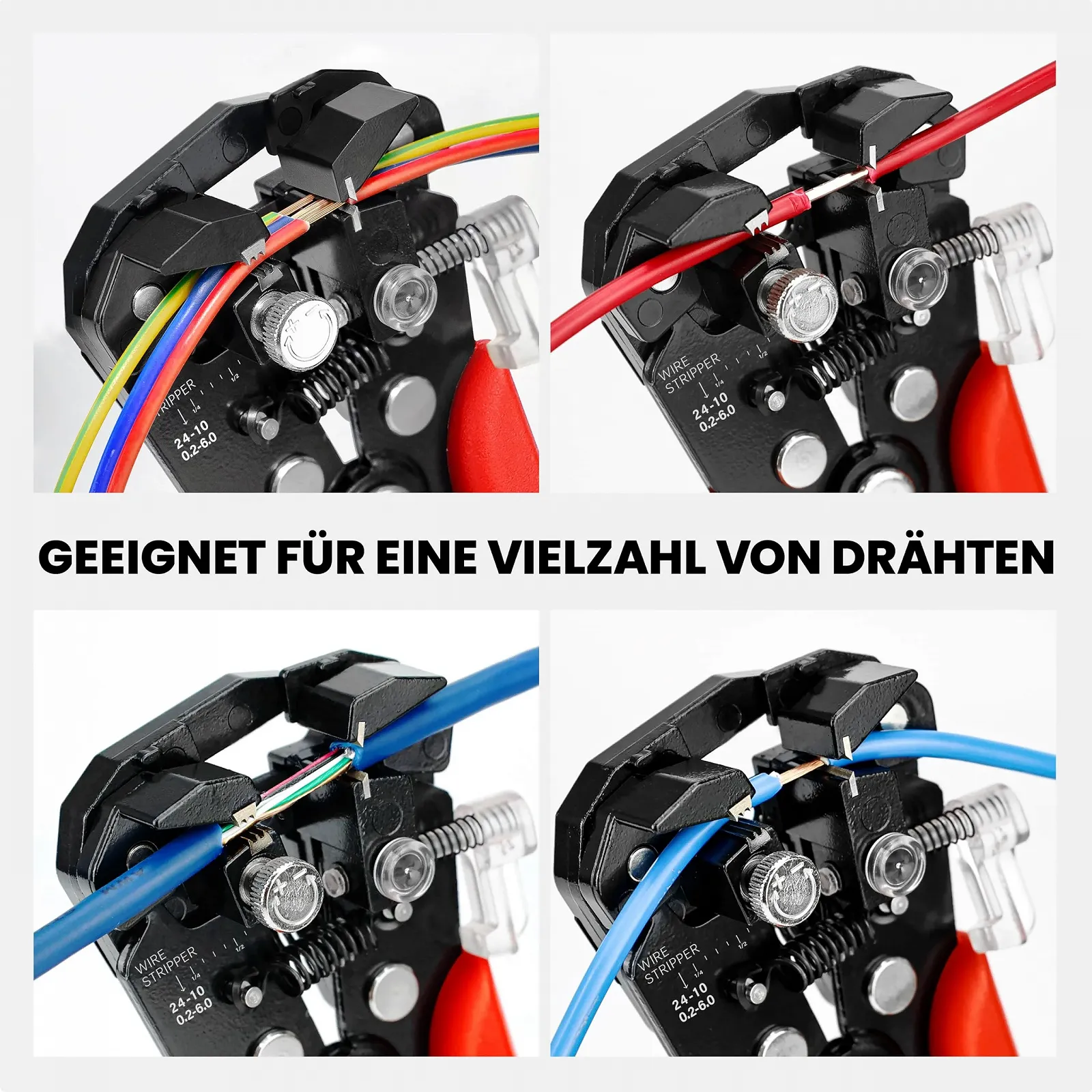 Стриппер KAIWEETS 3-в-1 автоматический AWG 10-22 для изолированных и неизолированных соединений, фото №7