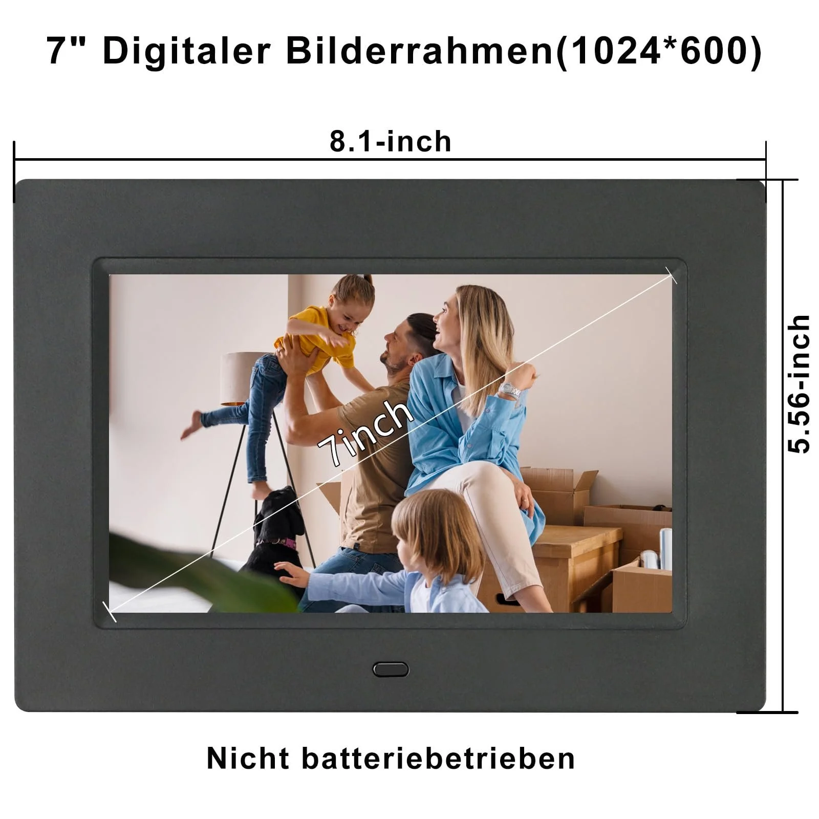 Цифровая фоторамка TSITSC 7" 1024 x 600 IPS USB SD, фото №2 Цифровая фоторамка TSITSC 7" 1024 x 600 IPS USB SD, фото №2