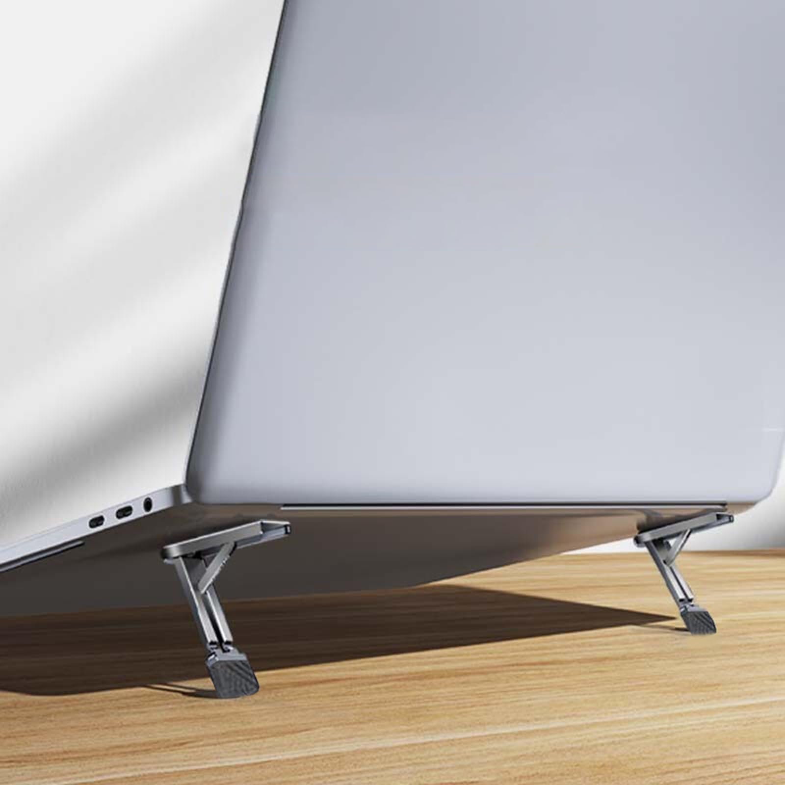 Портативная Подставка для Ноутбука Складная Основа Держатель для Ноутбука Охлаждающая Подставка Алюминиевая Рама, фото №8