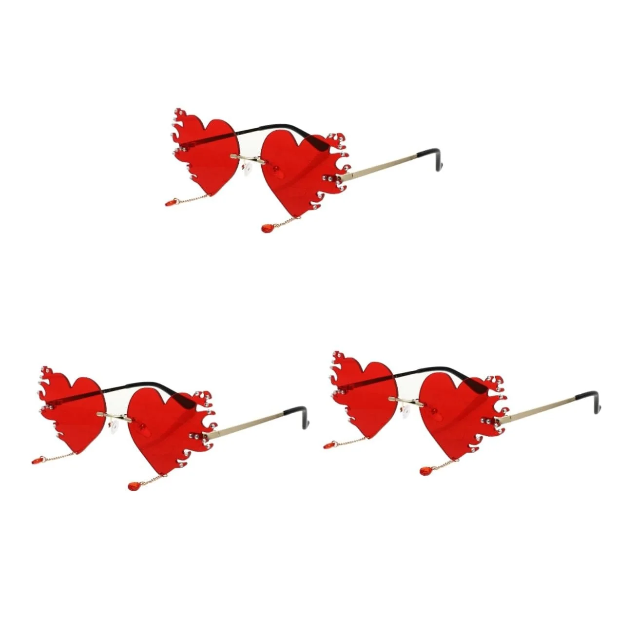 Окуляри Cерце Безкаркасні Метал, фото №1