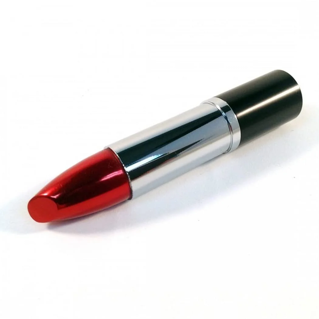 USB Flash Drive Ulticool Lipstick 8 GB Сріблястий Червоний, фото №1 USB Flash Drive Ulticool Lipstick 8 GB Сріблястий Червоний, фото №1