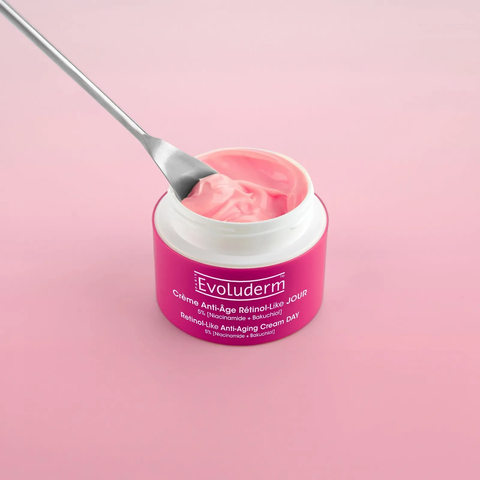 Денний антивіковий крем для обличчя EVOLUDERM Retinol-Like 96% натуральних інгредієнтів 2 x 50 мл, фото №4 Денний антивіковий крем для обличчя EVOLUDERM Retinol-Like 96% натуральних інгредієнтів 2 x 50 мл, фото №4