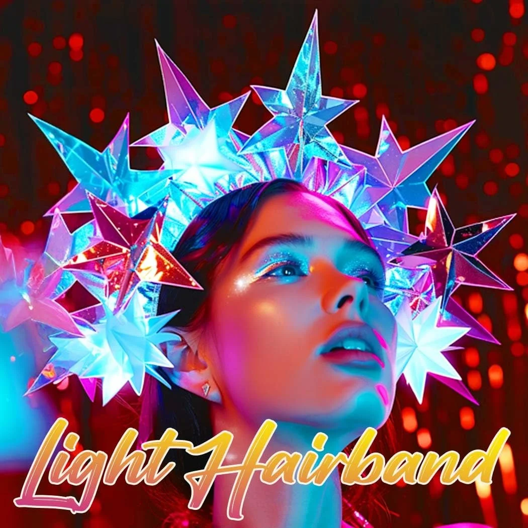 Обруч Фестивальний Світлодіодний Luminous Star Кулястий Блакитний, фото №6 Обруч Фестивальний Світлодіодний Luminous Star Кулястий Блакитний, фото №6