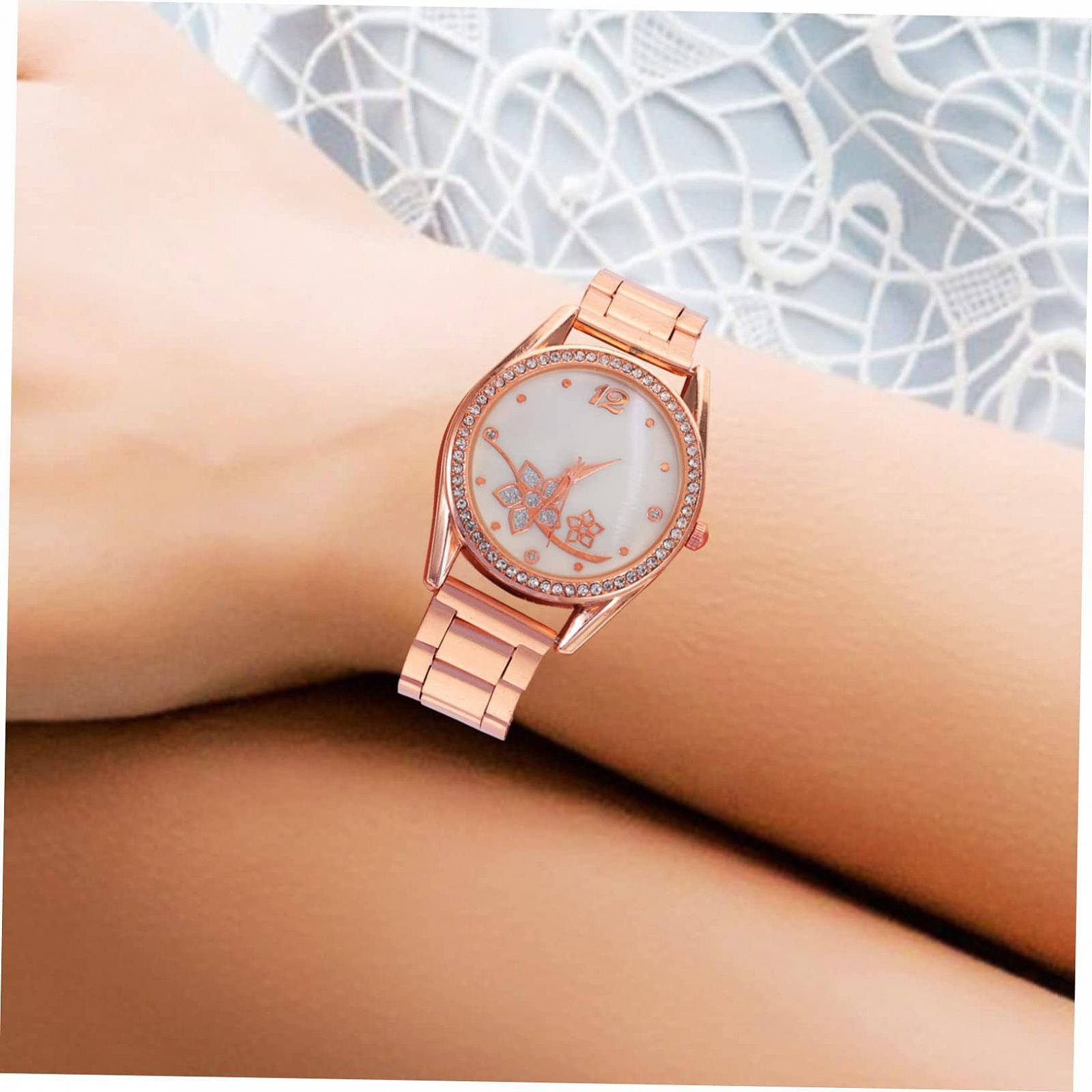 Кварцовий годинник VALICLUD Спортивний, Рожеве золото, фото №4