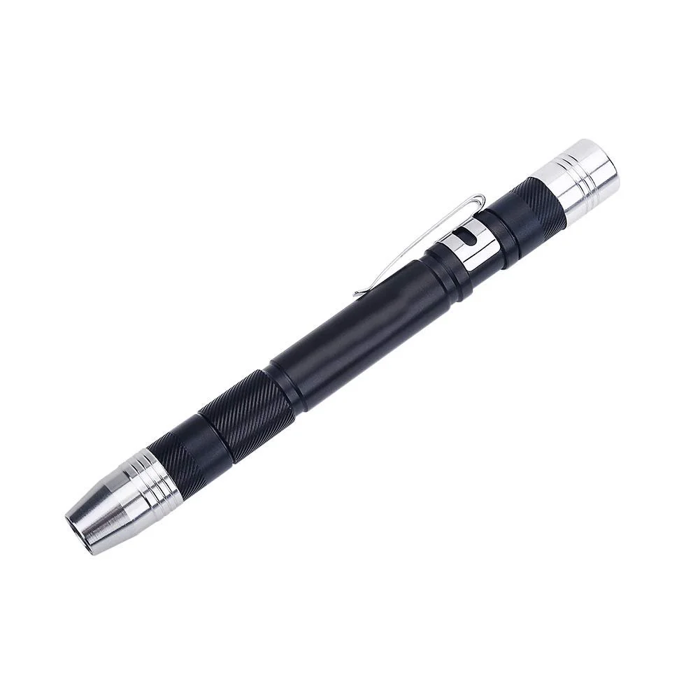 Мини фонарик Pilipane портативный алюминиевый сплав легкий для ночных прогулок чрезвычайных ситуаций из высококачественного алюминиевого сплава размер 150 мм, фото №1