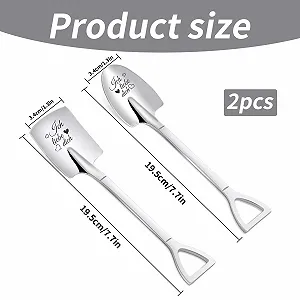 Ложка для мороженого с гравировкой (2 шт) synthetic.ua - Фото 1