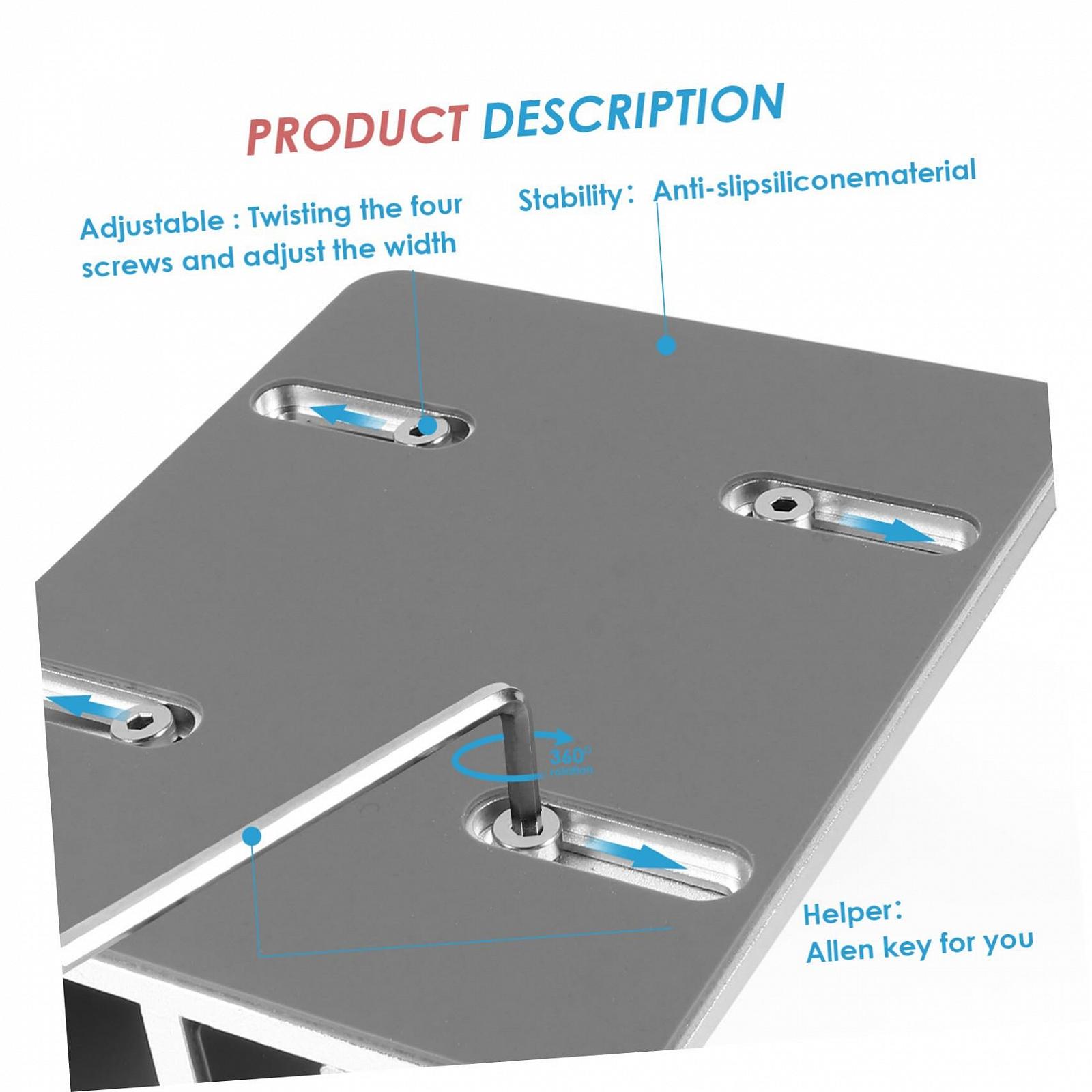 Вертикальна Підставка для Ноутбука Алюмінієвий Сплав, фото №9