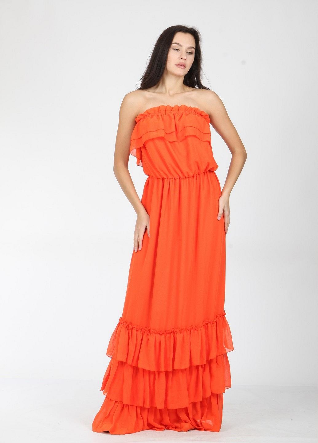 Платье MOZAH S Оранжевый (ND-926-1-Orange), фото №5