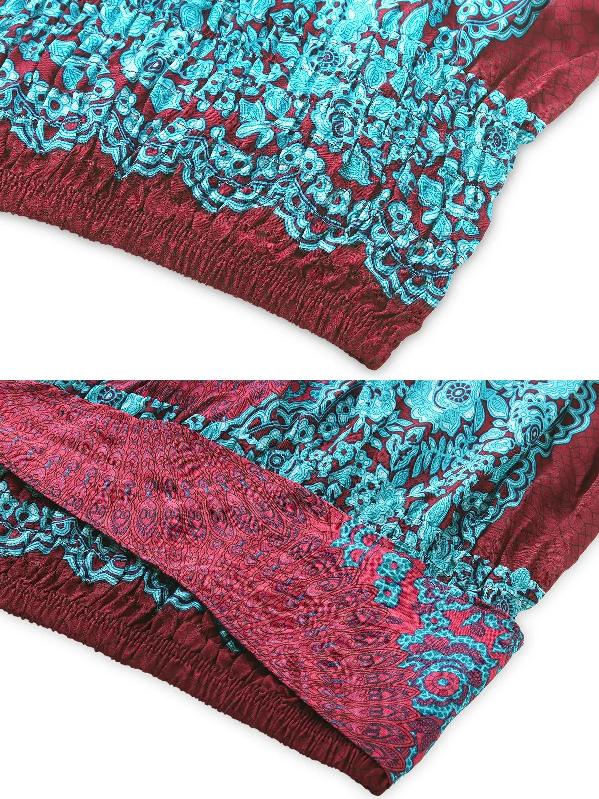 Спідниця максі Богемна Жіноча Асиметрична, фото №2