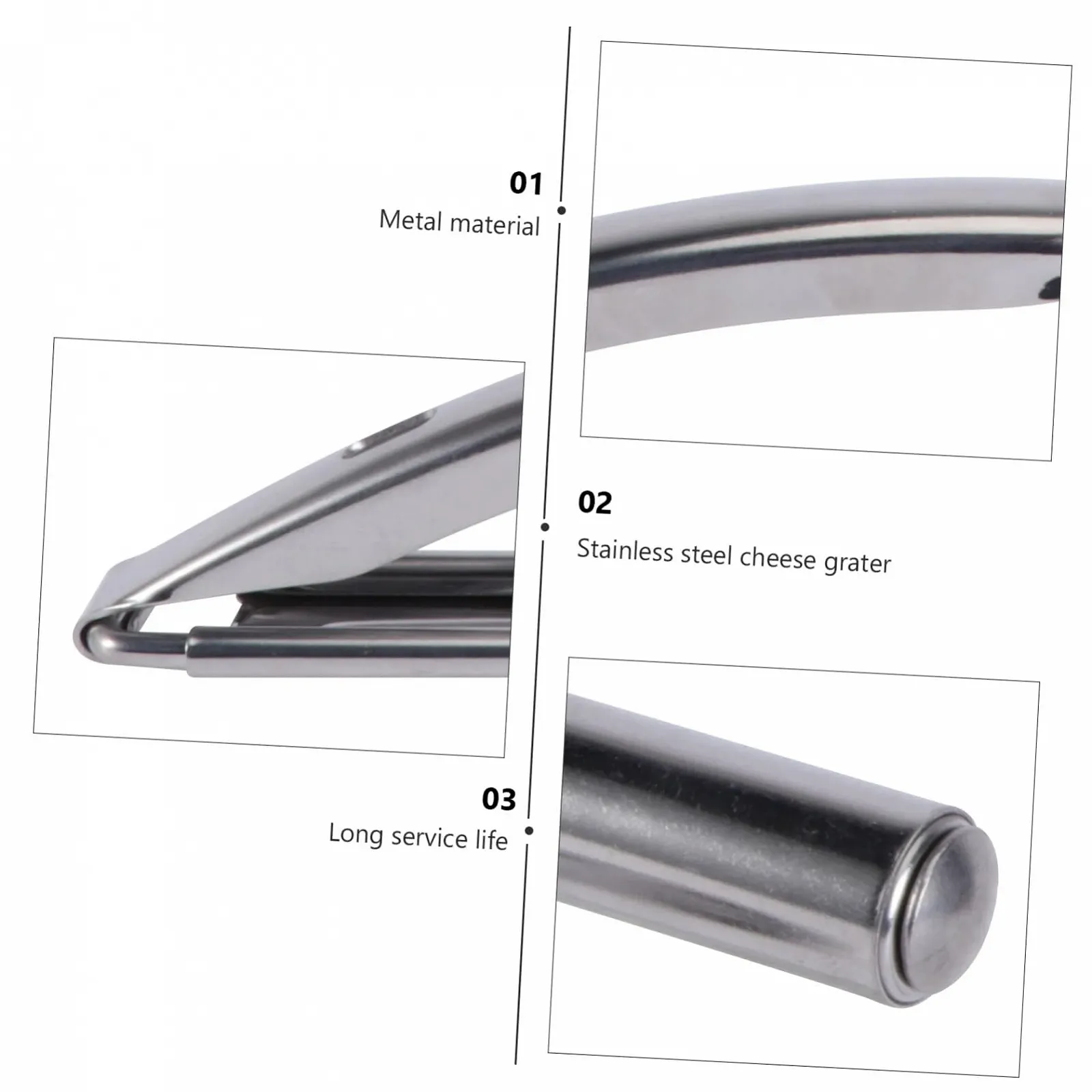 Ручная творожная терка Ipetboom из нержавеющей стали, фото №6