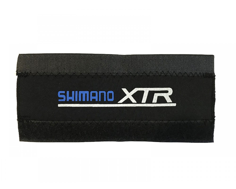 Защита пера цепи SHIMANO XTR черная на липучке ткань, фото №1 Защита пера цепи SHIMANO XTR черная на липучке ткань, фото №1