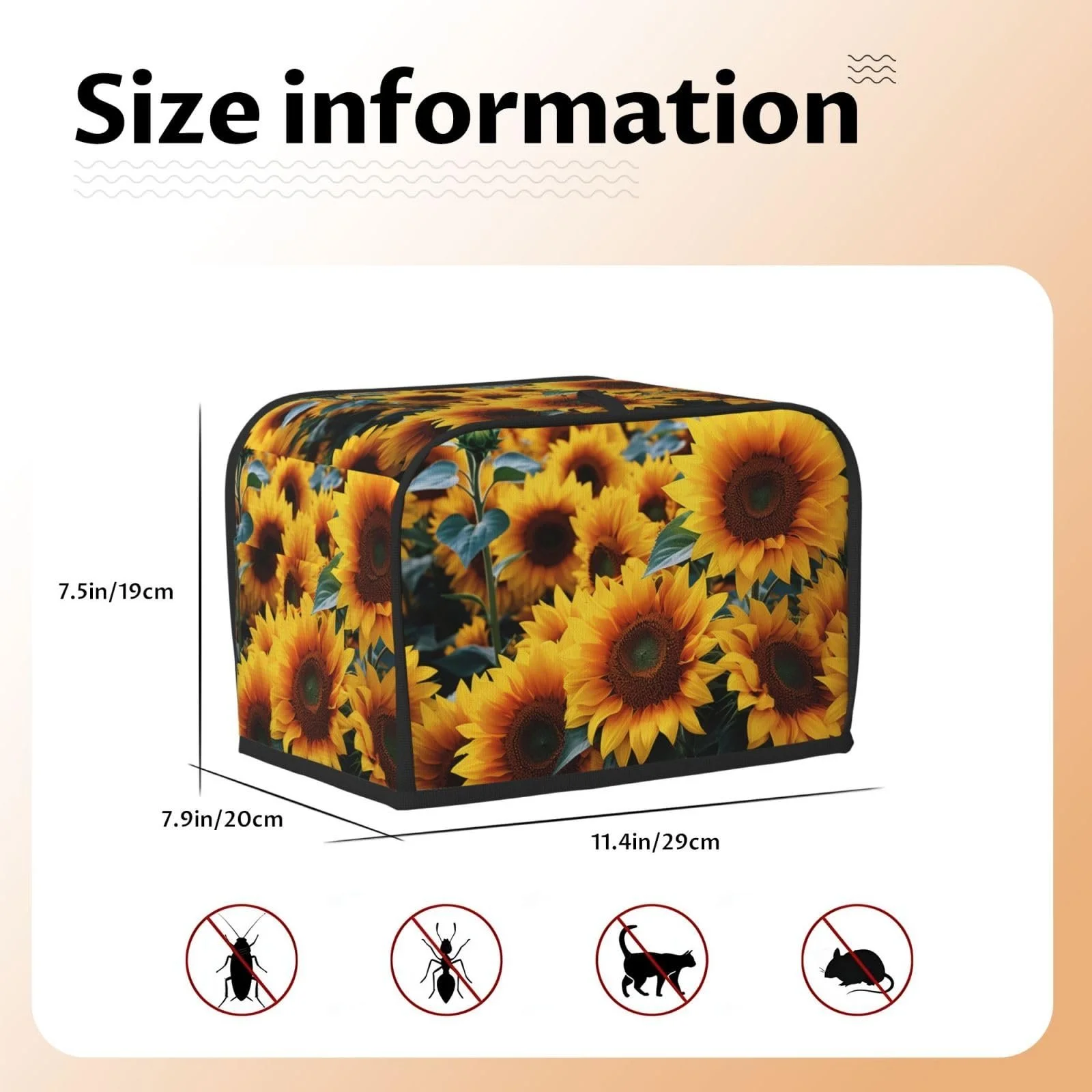 Чехол для 2-ломтикового тостера с двумя карманами Superweiche, фото №2 Чехол для 2-ломтикового тостера с двумя карманами Superweiche, фото №2