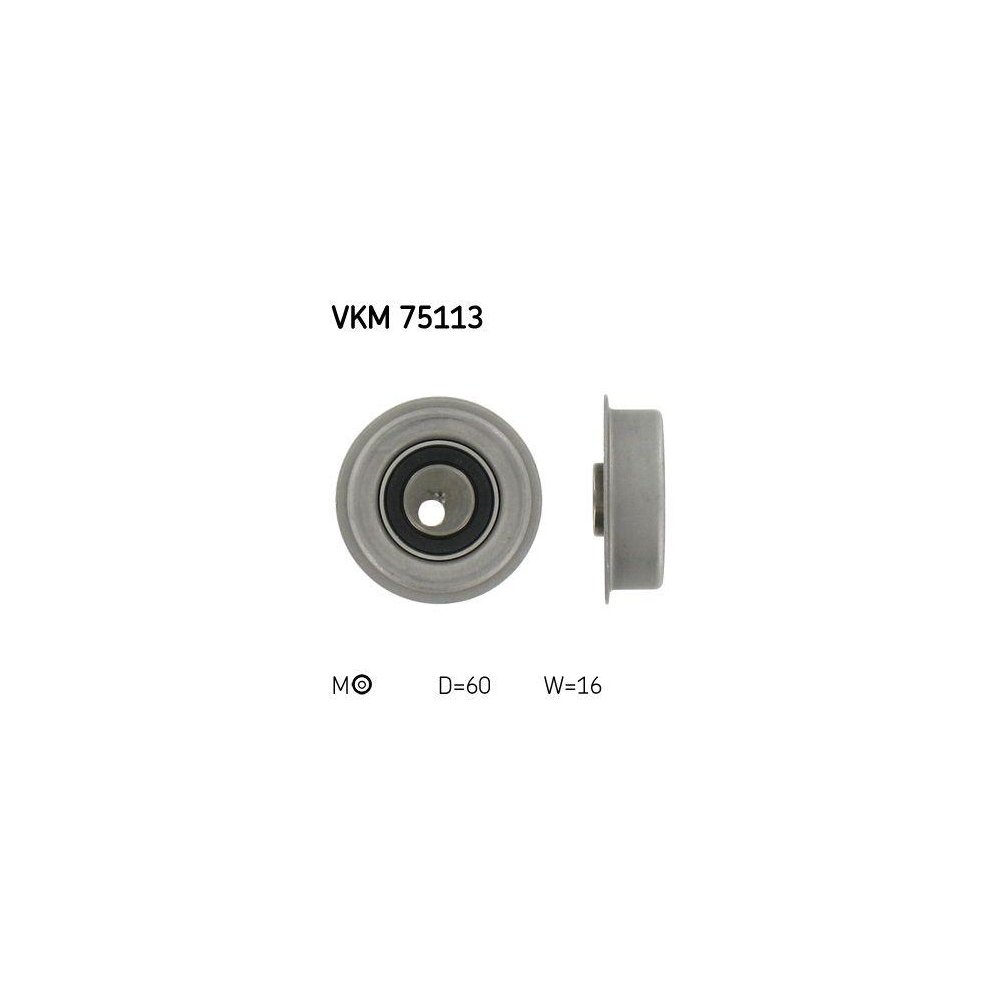 Ролик натяжителя ремня ГРМ SKF VKM 75113 для MITSUBISHI, фото №1 Ролик натяжителя ремня ГРМ SKF VKM 75113 для MITSUBISHI, фото №1