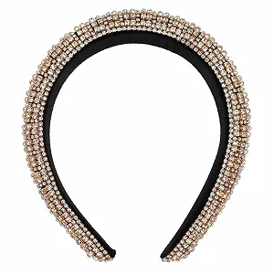 Обруч для волос Beaupretty с блестками, стразами. - Фото 1
