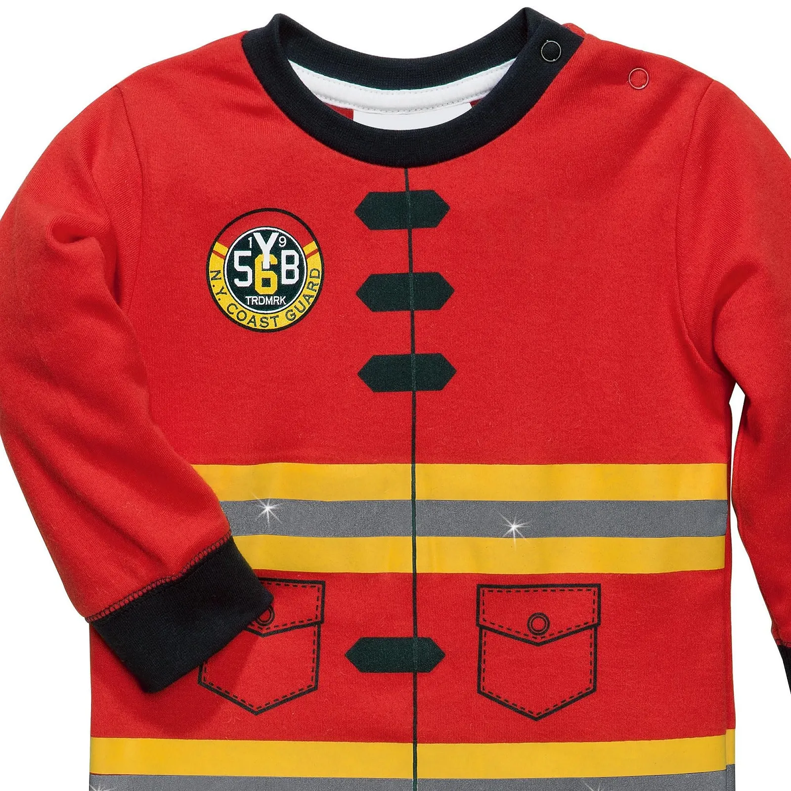 Дитяча піжама Erwin Müller Fireman, одинарний джерсі, 100% бавовна, фото №5