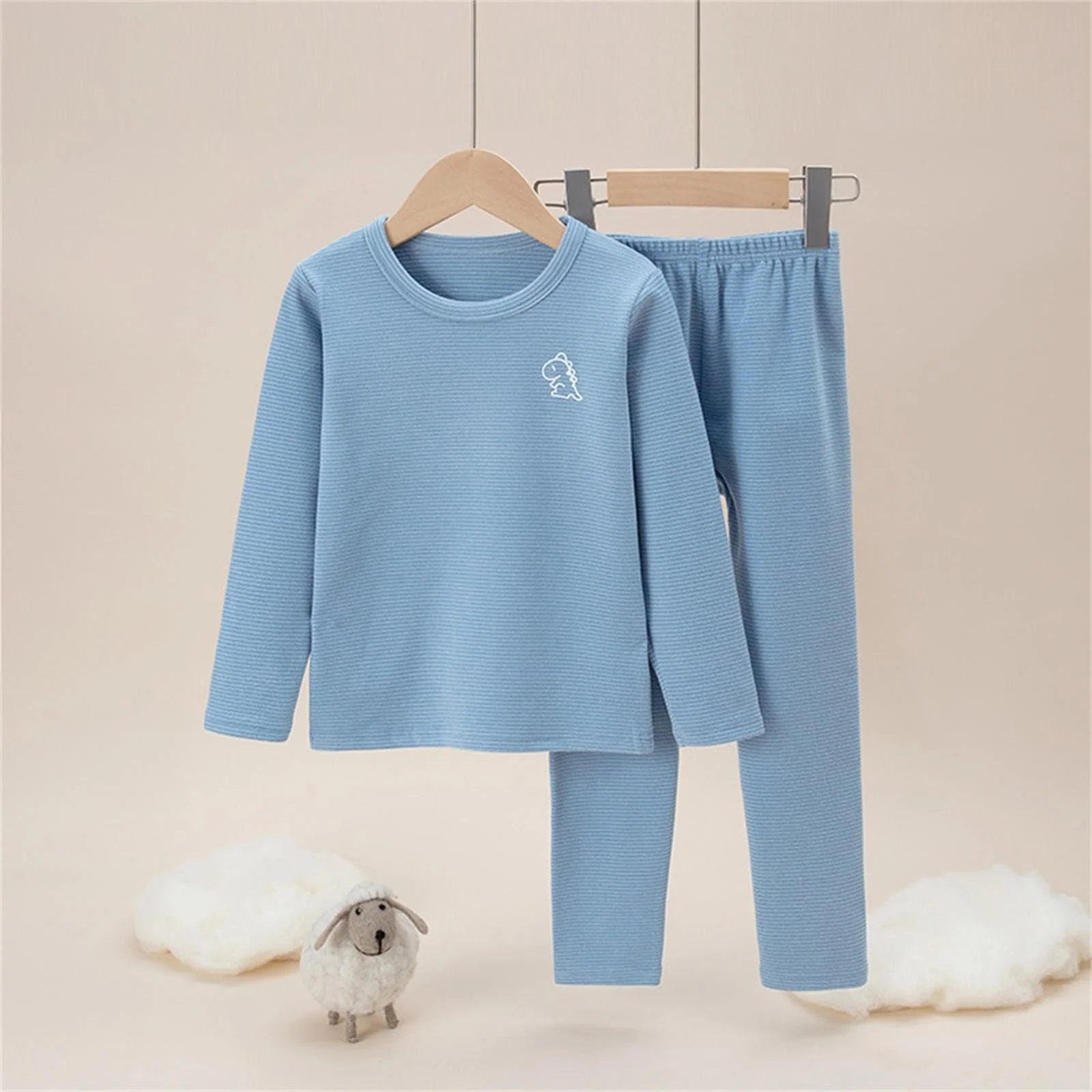 Детская пижама для девочек и мальчиков. Мягкая, удобная одежда. Комплект: кофта + штаны. Хлопок. Динозавры. Животные., фото №2 Детская пижама для девочек и мальчиков. Мягкая, удобная одежда. Комплект: кофта + штаны. Хлопок. Динозавры. Животные., фото №2