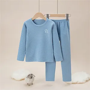 Детская пижама для девочек и мальчиков. Мягкая, удобная одежда. Комплект: кофта + штаны. Хлопок. Динозавры. Животные. synthetic.ua - Фото 1