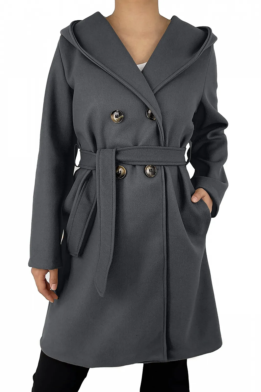 Пальто Jophy & Co. Двобортне з кишенями, фото №1