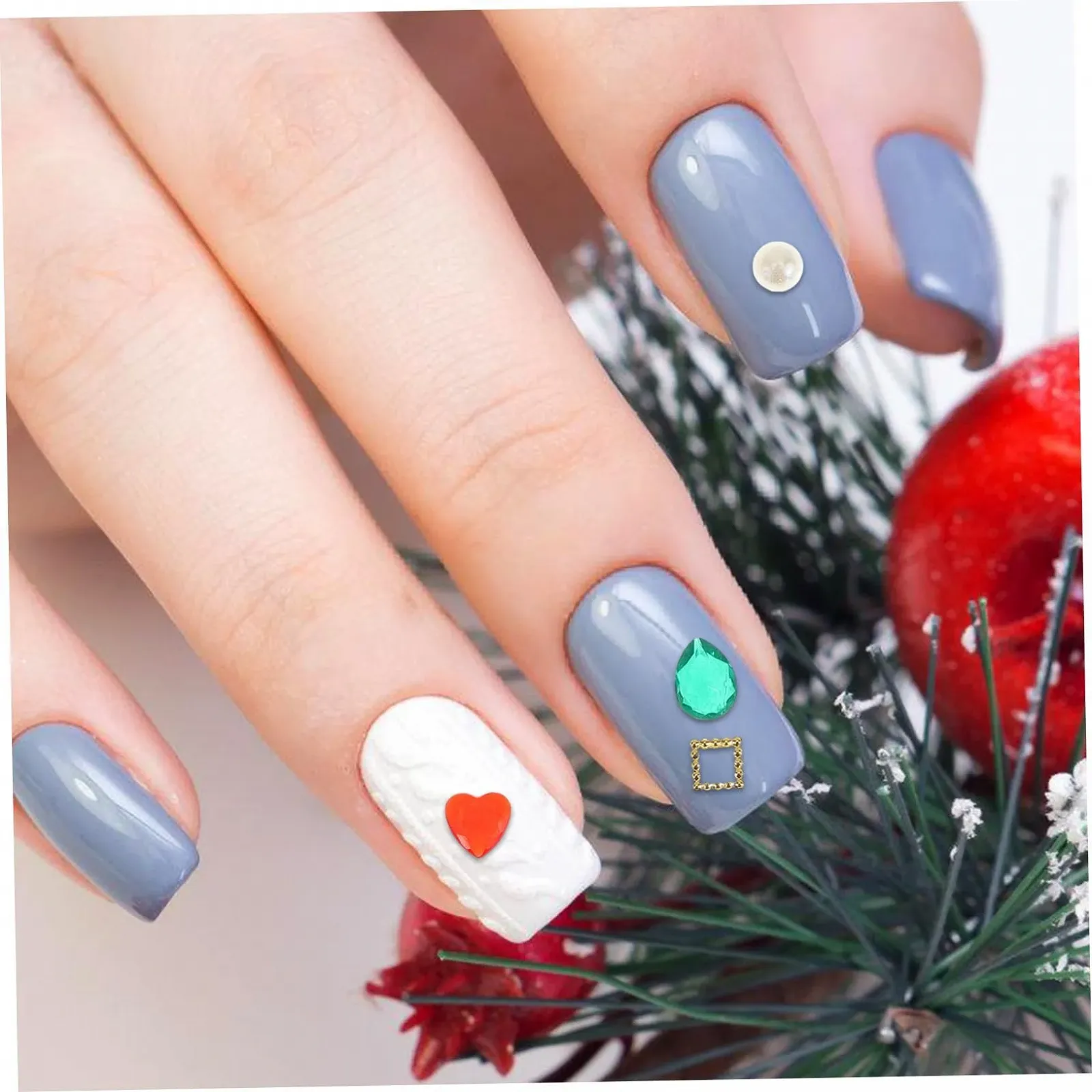 Стразы для маникюра 12gitter DIY Аксессуары, Жемчуг, Смешанный стиль, Блестящие для женщин и девушек, фото №4