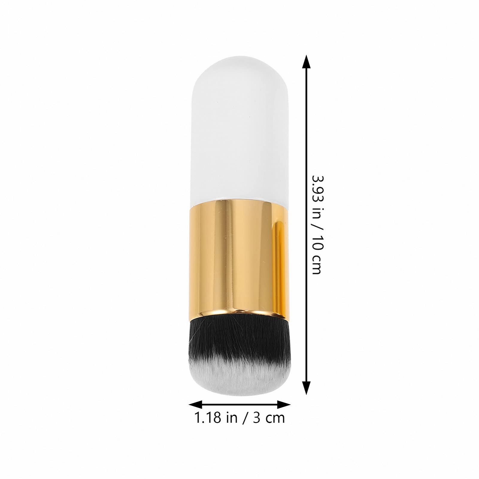 Кисть Для Макияжа Beaupretty Foundation Rougepinsel Профессиональная Foundation Pinsel Puderpinsel Eyeliner Pinsel Дорожный Пластик Конический Набор Белый, фото №5
