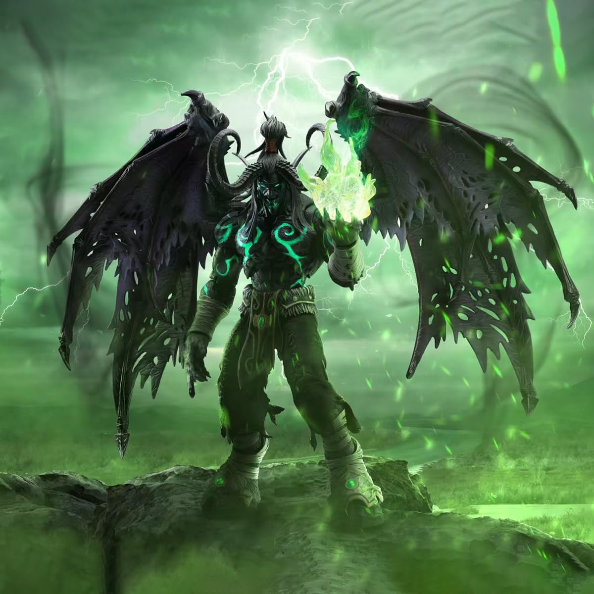 Фигурка HiPlay Demon Hunter Eudian Limited Black Demonic Edition, 24 см, фото №4