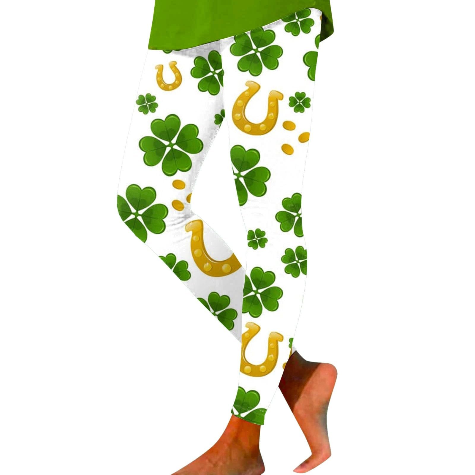 Термо Легінси Жіночі St. Patrick's Day З Малюнком Довгі Утеплені Щільні Непрозорі, фото №1