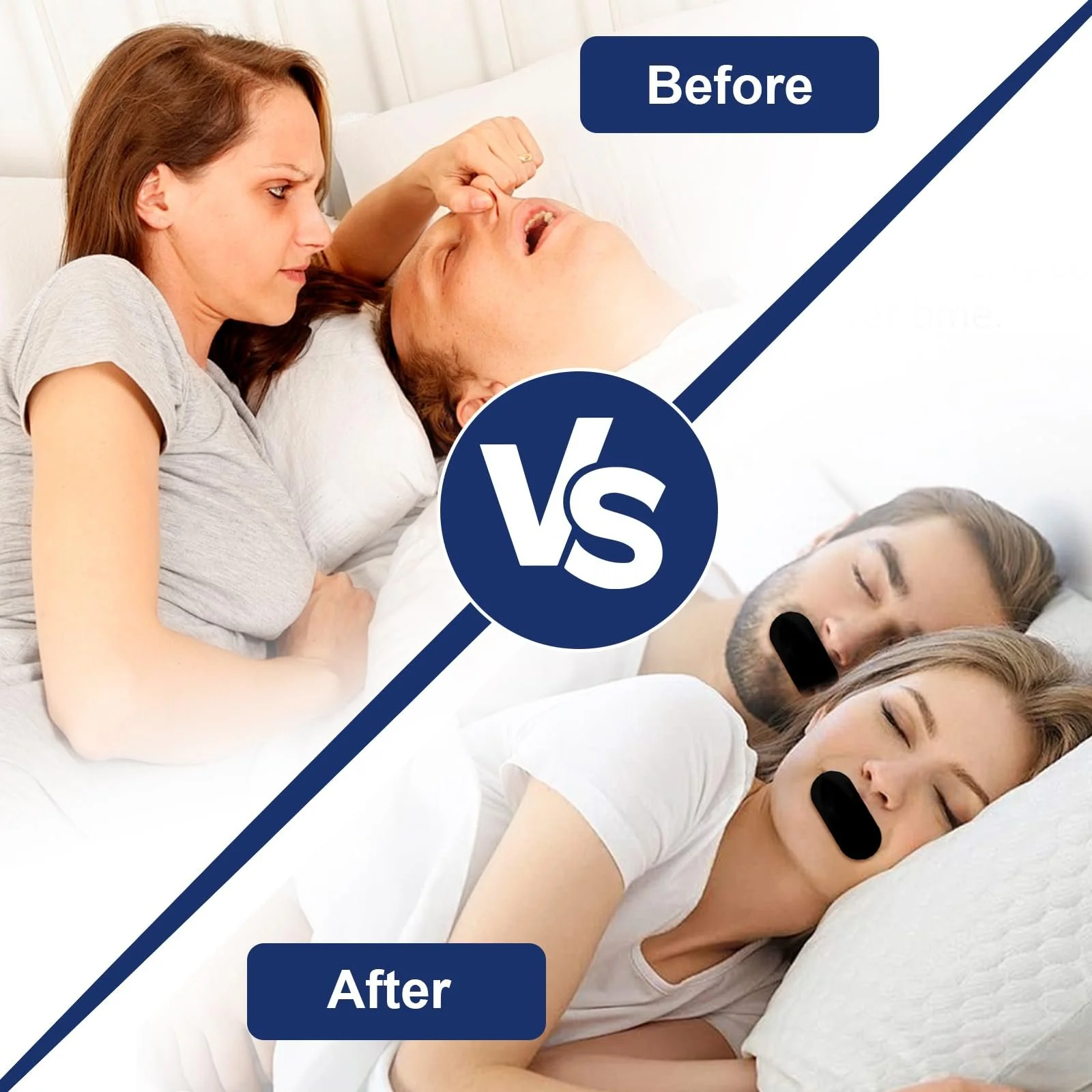 Смужки для сну Premium, 30 шт., проти хропіння, для рота, фото №3