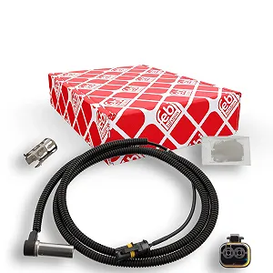 Датчик частоти обертання колеса FEBI BILSTEIN 107660 для MAN, передній міст справа - Фото 1