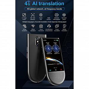 Устройство для двустороннего голосового перевода на 138 языках с офлайн-переводом, 4-дюймовый сенсорный экран цена на synthetic.ua - Фото 1 Устройство для двустороннего голосового перевода на 138 языках с офлайн-переводом, 4-дюймовый сенсорный экран synthetic.ua - Фото 1