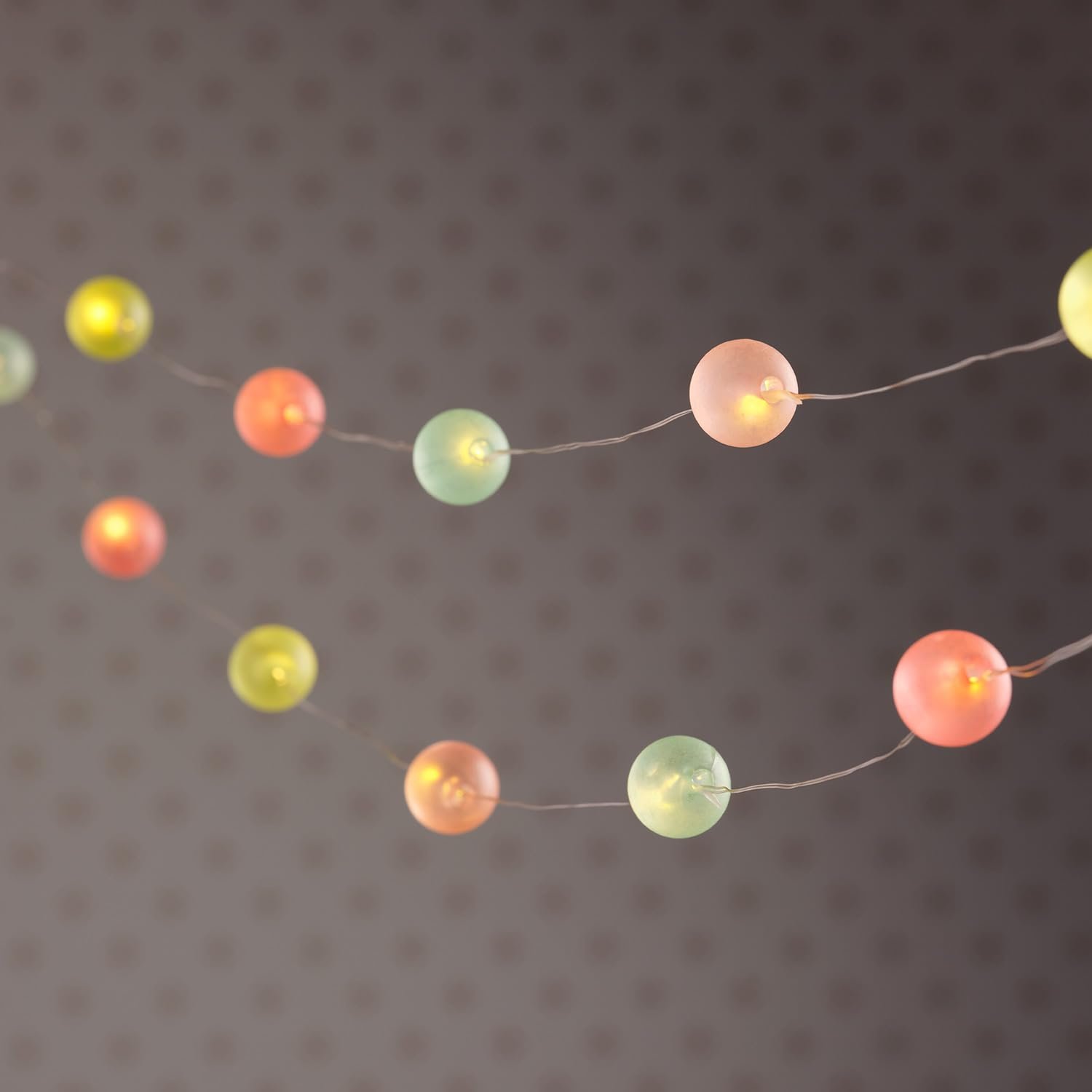 Гірлянда Lights4fun Micro LED Ball 20 теплий білий різнокольоровий, фото №3