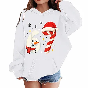 Світшот для дівчинки з довгими рукавами та круглим вирізом з графічним принтом synthetic.ua - Фото 1