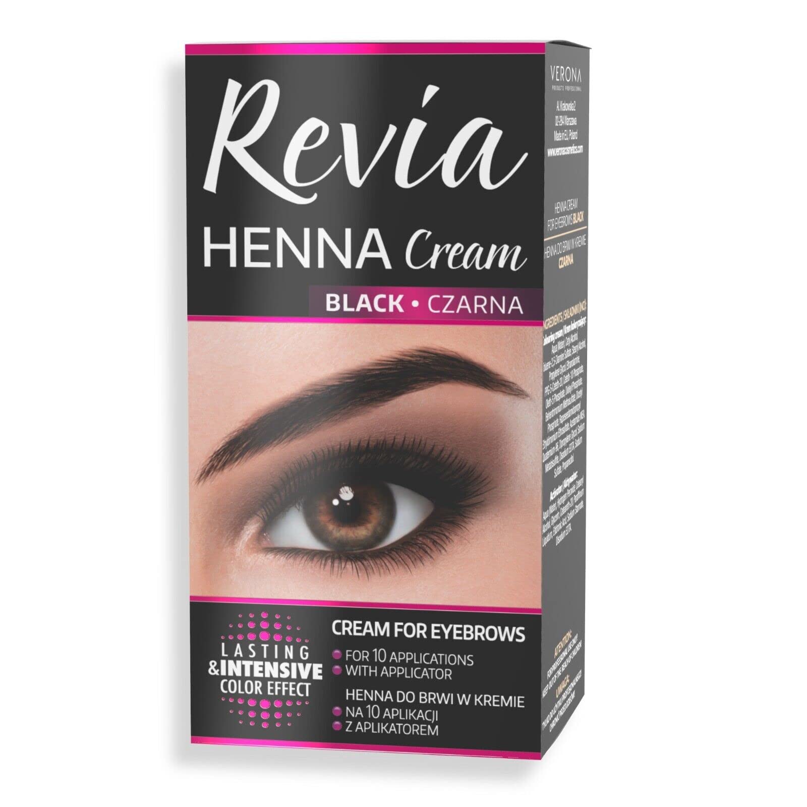 Крем Brow Henna Eyebrow Colour 15 мл Черный, фото №2