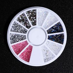 Стразы Круглые Artlalic Aurora Crystal 2 мм, 6 цветов - Фото 1