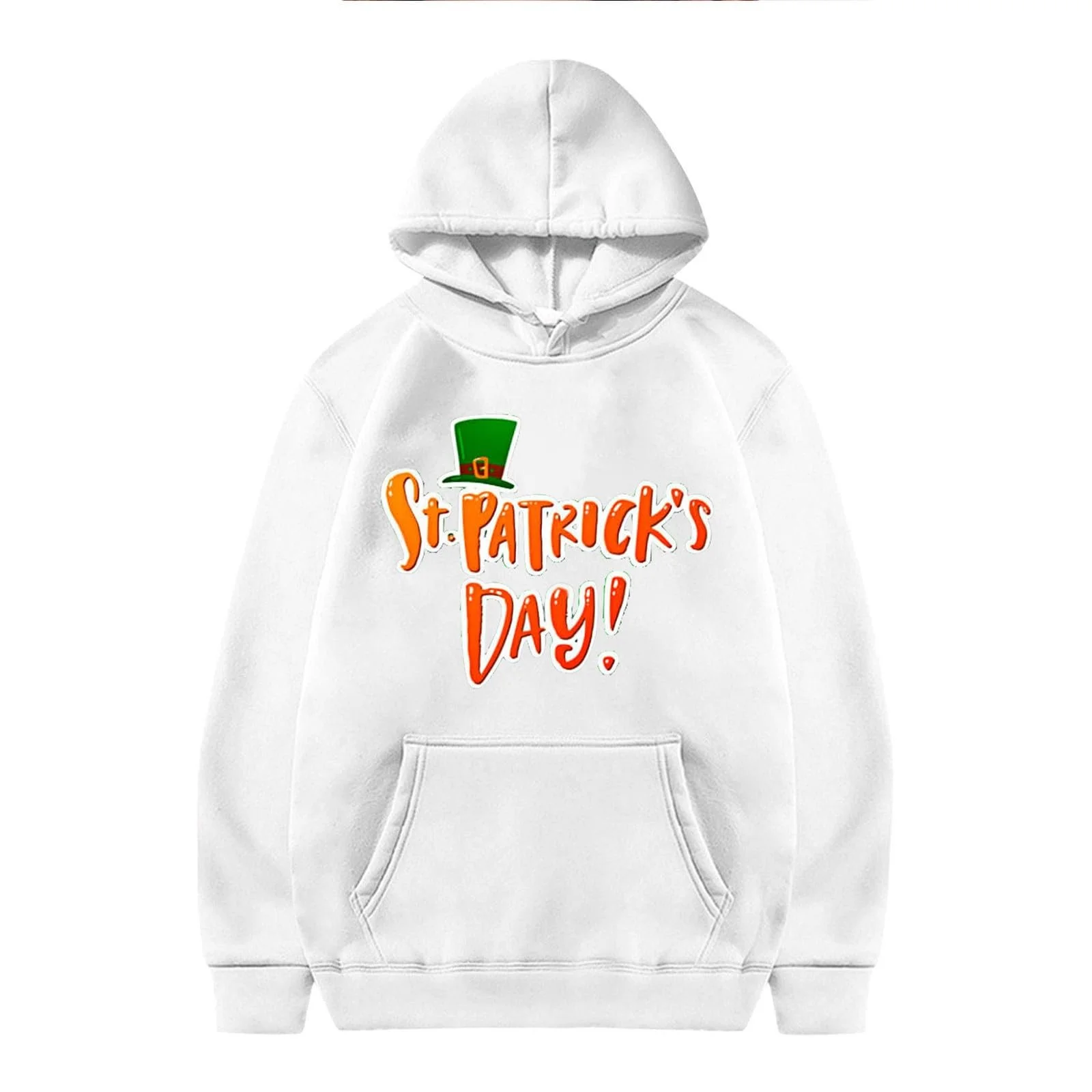Худи M: Девочка 164 - Худи на День Святого Патрика для мужчин и женщин с декоративным карманом, фото №1