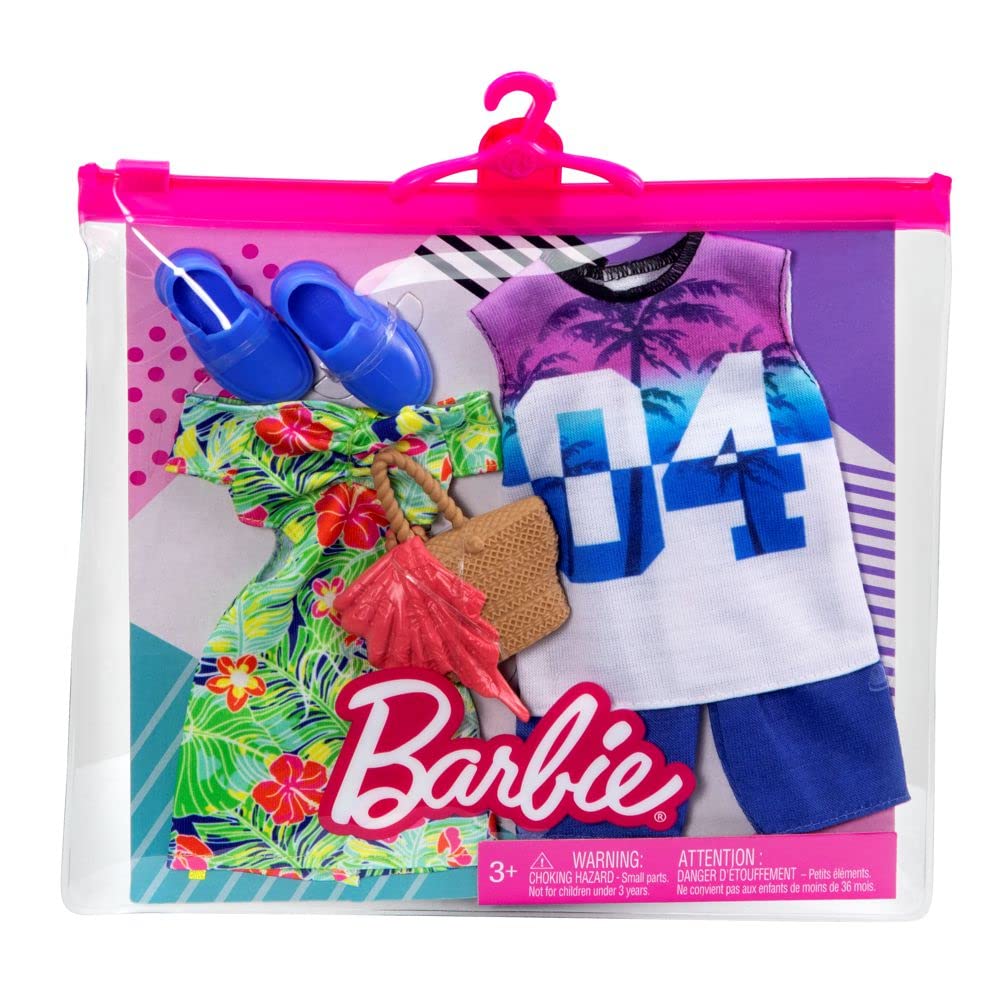 Одежда для кукол Barbie и Ken Mattel Summer Style Набор одежды, фото №2 Одежда для кукол Barbie и Ken Mattel Summer Style Набор одежды, фото №2