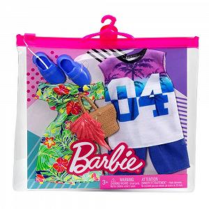Одежда для кукол Barbie и Ken Mattel Summer Style Набор одежды synthetic.ua - Фото 1