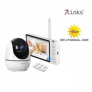 Відеоняня 7links HD Pan & Tilt Emergency Call Remote 5 дюймів synthetic.ua - Фото 1