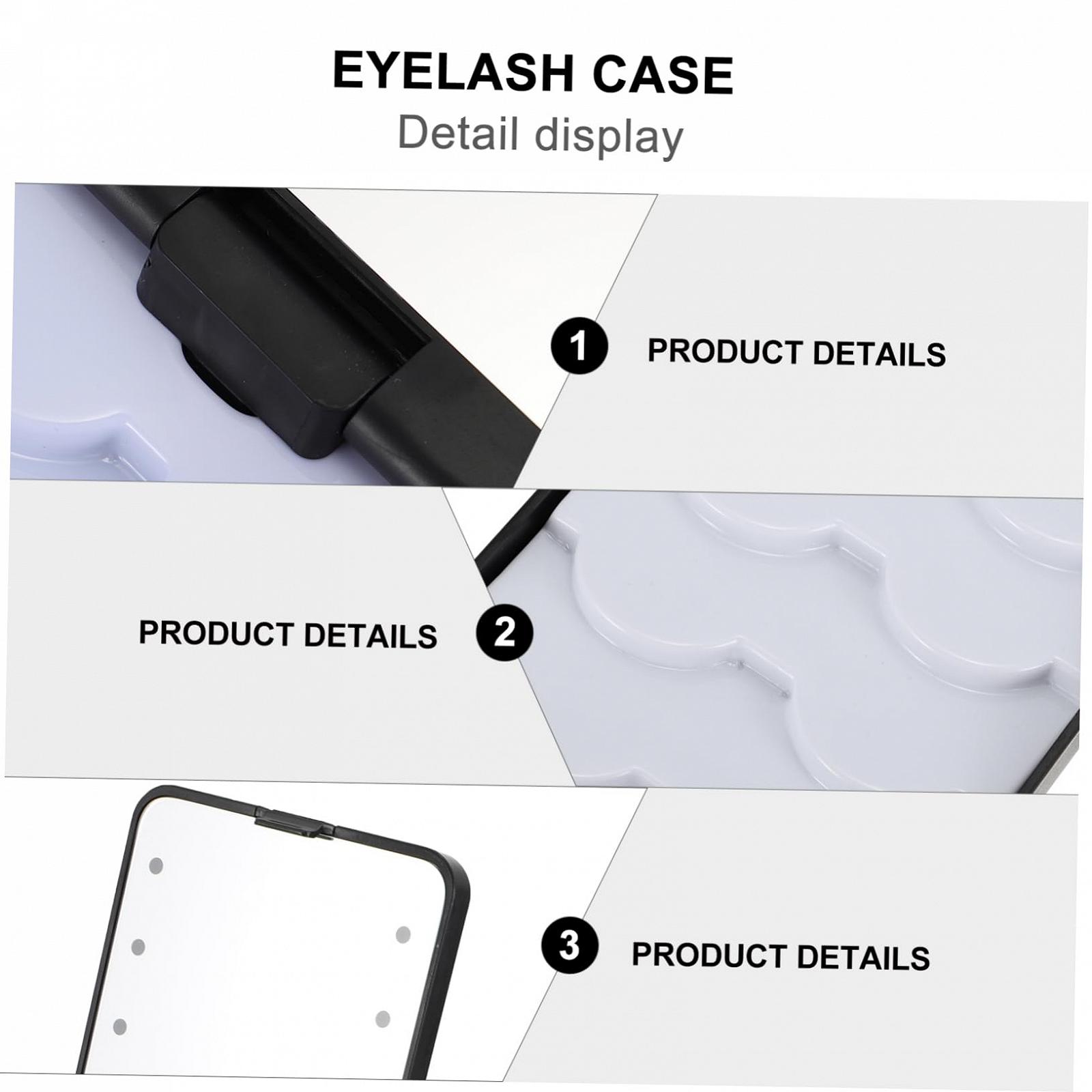 Набор Ioni 3-х коробок для хранения макияжа держатель для ресниц LED кейс для макияжа упаковка для накладных ресниц, фото №2 Набор Ioni 3-х коробок для хранения макияжа держатель для ресниц LED кейс для макияжа упаковка для накладных ресниц, фото №2